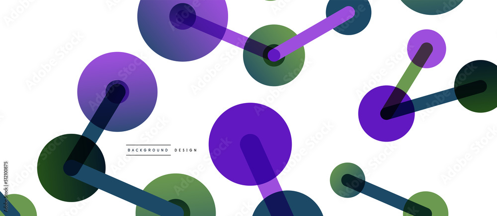Line points connections geometric abstract background. Circles connected by lines. Trendy techno business template for wallpaper, banner, background or landing Line points connections geometric abstract background. Circles connected by lines. Trendy techno business template for wallpaper, banner, background or landing