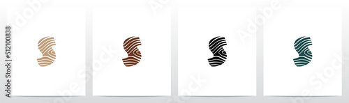Tree Rings On Letter Logo Design S
