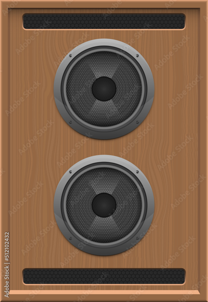 Audio speaker clipart illustration Stock Vector Adobe Stock