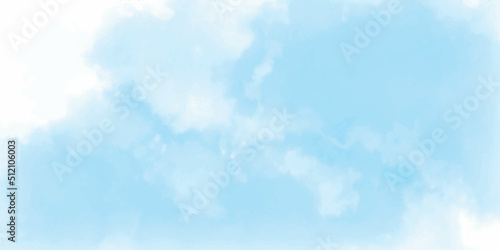 Summer blue sky cloud gradient light white background. Beauty clear cloudy in sunshine calm bright winter air bacground. Gloomy vivid cyan landscape in environment day horizon skyline view spring wind