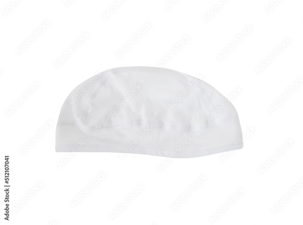 White helmet liner for bicycle or motorcycle isolated White helmet liner for bicycle or motorcycle isolated