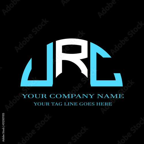 URC letter logo creative design with vector graphic photo