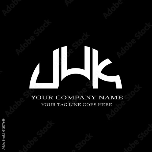 UUK letter logo creative design with vector graphic