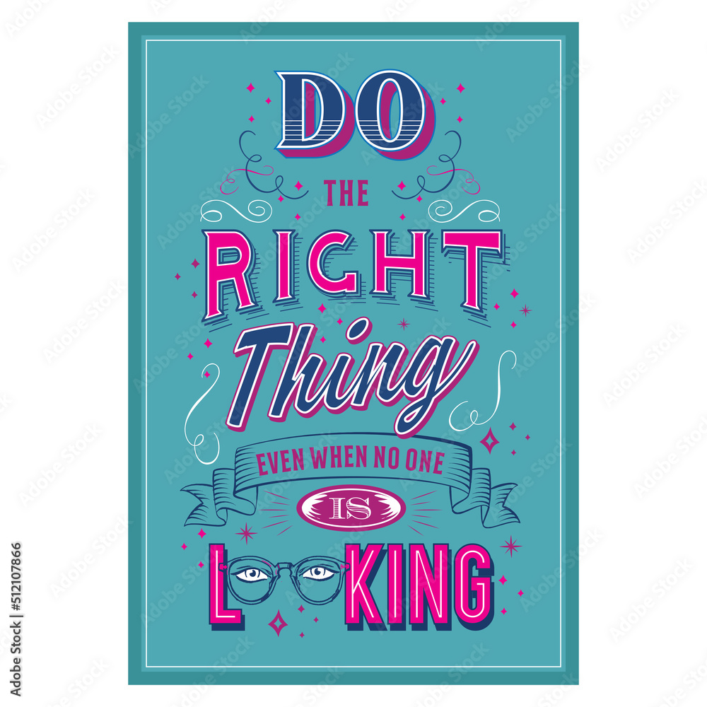 Obraz premium Positife quotes poster design, perfect for walldecor design