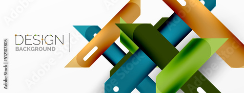 Background overlapping lines. Dynamic lines abstract wallpaper. Straight lines composition vector illustration for wallpaper banner background or landing page