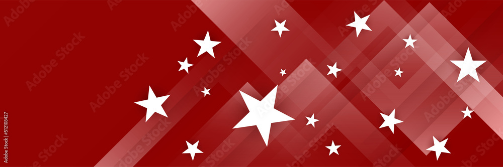 Happy 4th of July Independence day with USA red banner background. Universal America banner. Memorial day in the united states - remember and honor banner background vector illustration Happy 4th of July Independence day with USA red banner background. Universal America banner. Memorial day in the united states - remember and honor banner background vector illustration