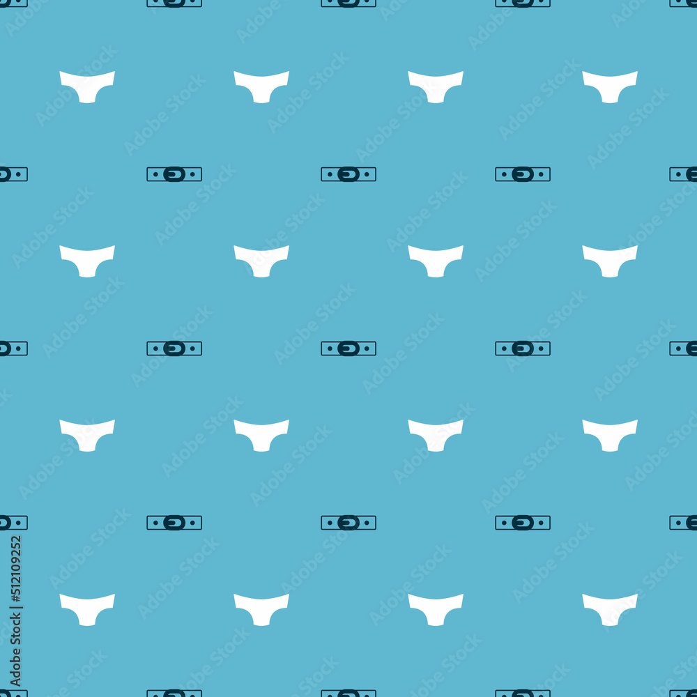 Set Belt and Men underpants on seamless pattern. Vector Set Belt and Men underpants on seamless pattern. Vector