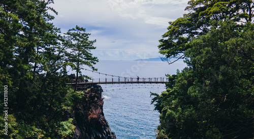 城ヶ崎海岸の吊り橋