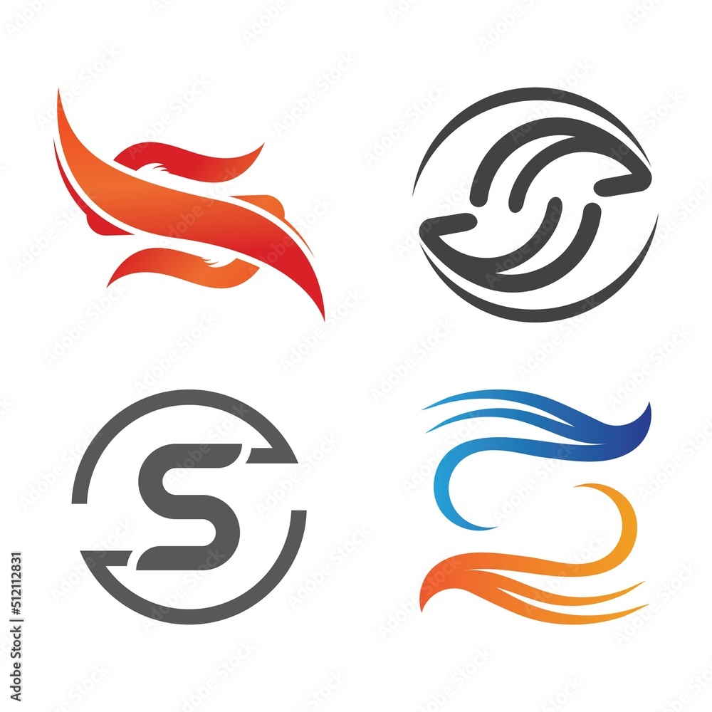 Business corporate S letter logo