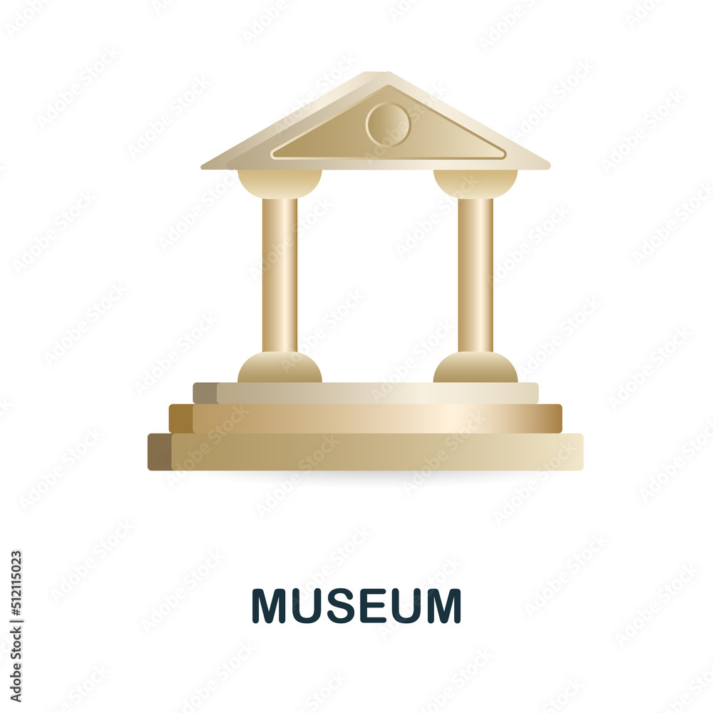 Museum 3d icon Simple element from buildings collection. Creative Museum icon for web design, templates, infographics and more Museum 3d icon Simple element from buildings collection. Creative Museum icon for web design, templates, infographics and more