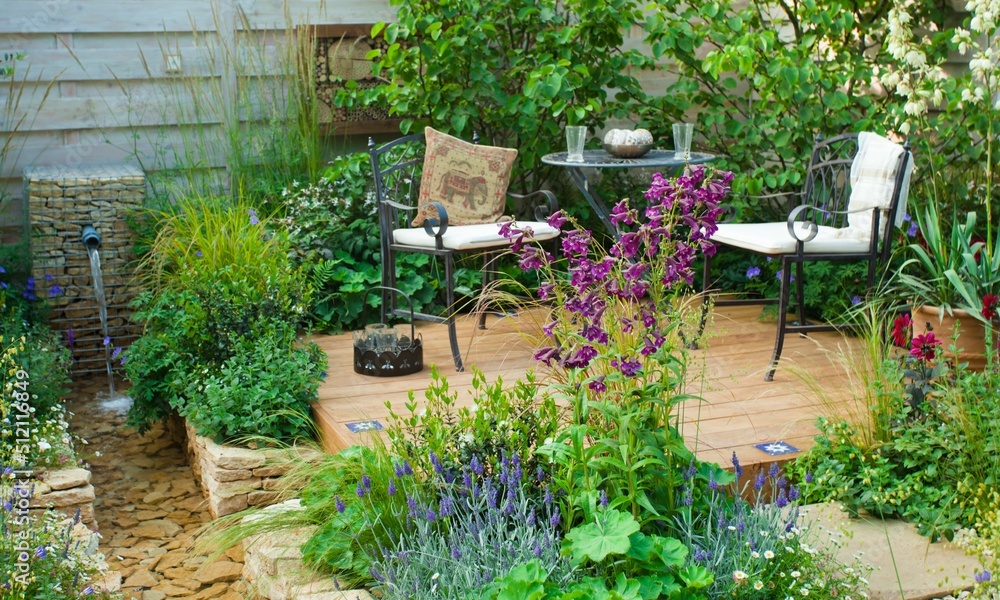 Fototapeta premium Garden Background Very Cool