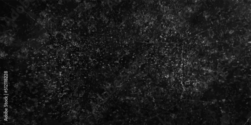Abstract background with dark black grunge background texture .Concrete black texture background. Chaotic abstract organic design. Monochrome texture. White Grunge on Black Background for Overlay. 