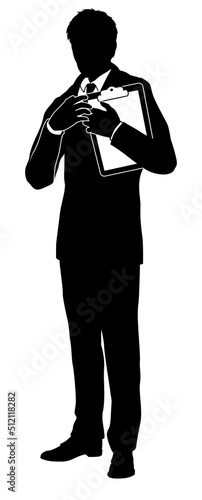 Business People Man With Cl...