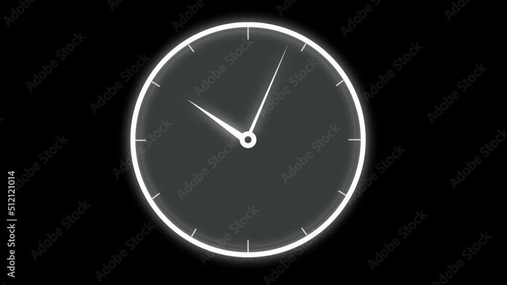 white glow Clock Counting Down Fast Speed motion background white glow Clock Counting Down Fast Speed motion background