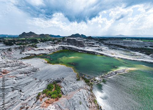 Aerial view of Grand Canyon in Ratchaburi province, Thailand