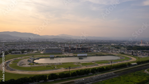 2022年6月　改装中の京都競馬場周辺の風景