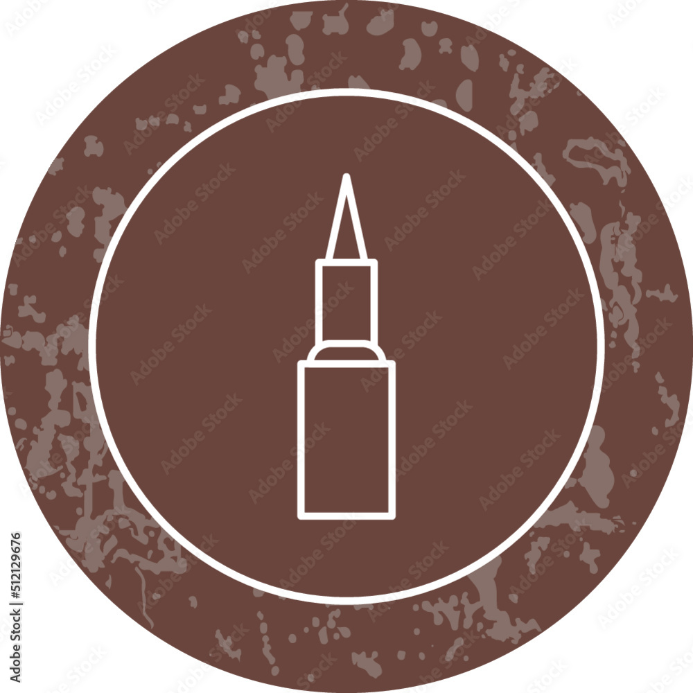 Obraz premium Unique Line Round Circle Icon