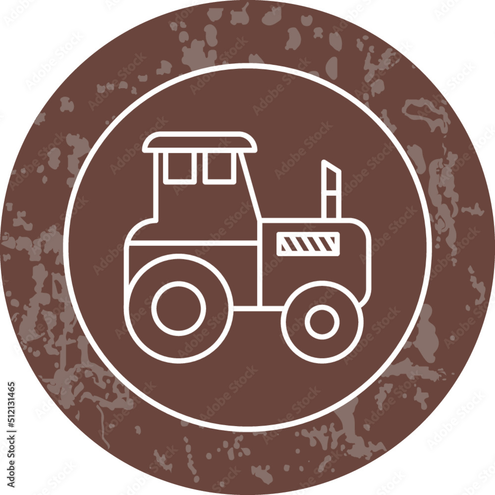 Unique Line Round Circle Icon