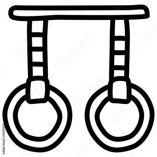handdrawn rings icon