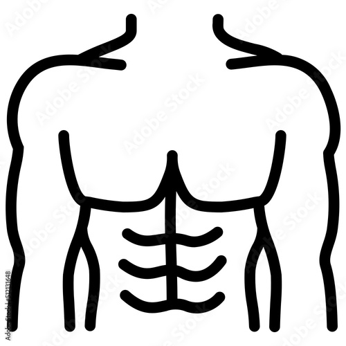 handdrawn six pack icon