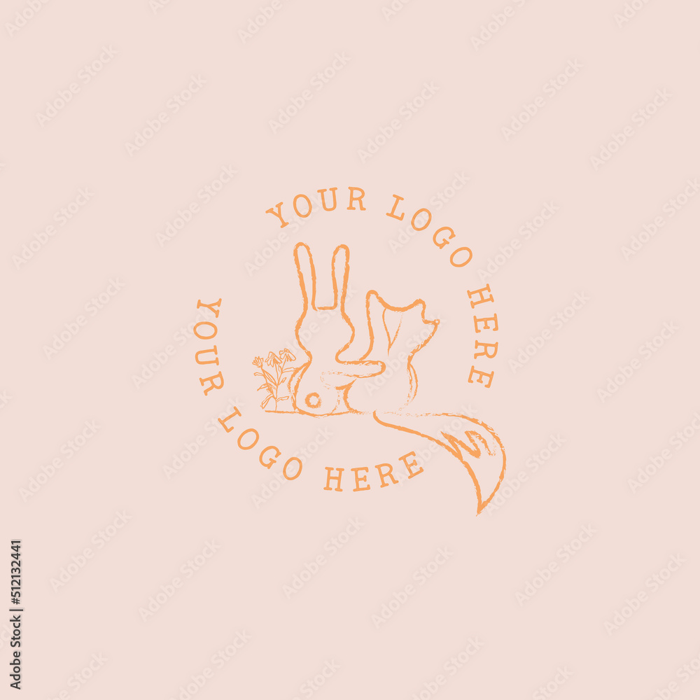 Fox and Rabbit Logo Fox and Rabbit Logo