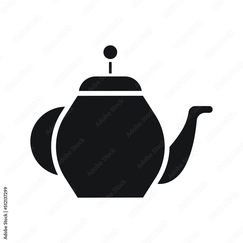 Obraz premium teapot vector for website symbol icon presentation