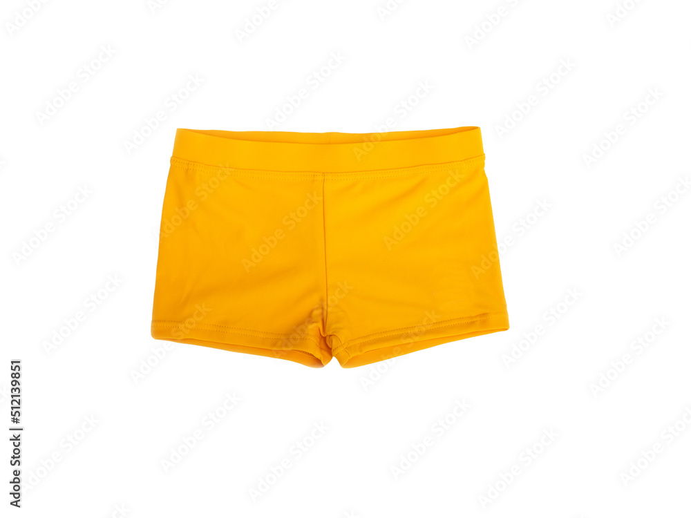 Swimming trunks isolated on white background.