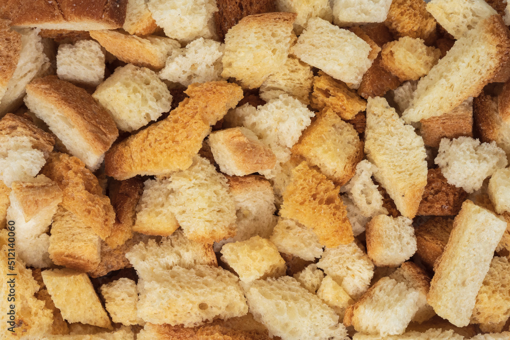 close up texture of Crouton close up texture of Crouton