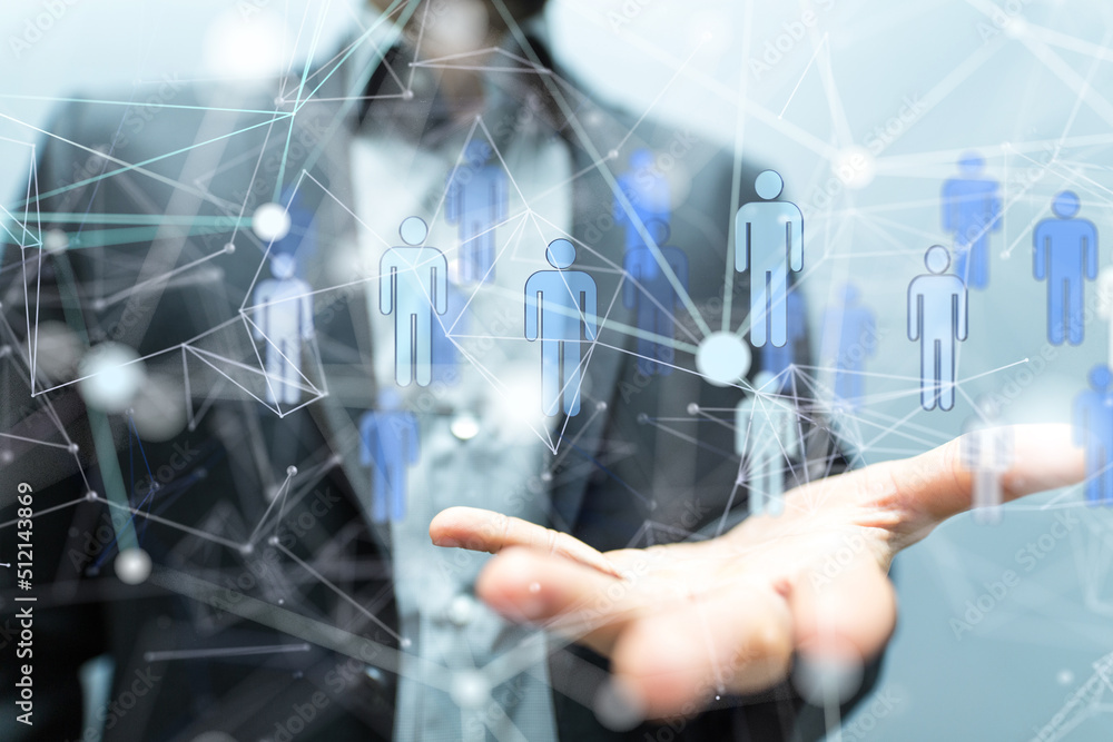 people network structure HR - Human resources management and recruitment people network structure HR - Human resources management and recruitment
