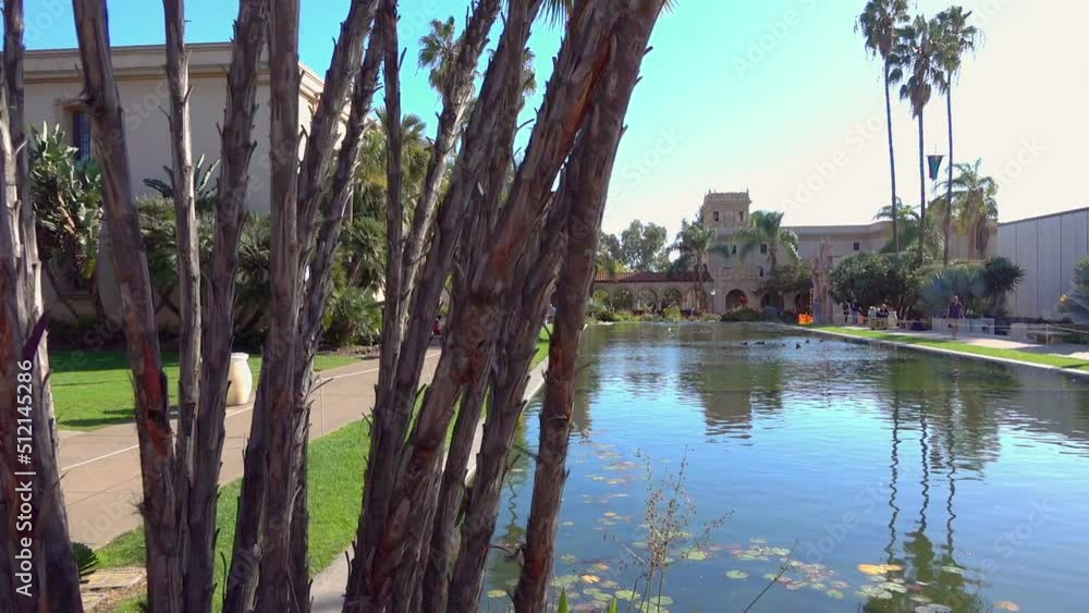 Architecture in Balboa Park in San diego in slow motion 120fps Architecture in Balboa Park in San diego in slow motion 120fps