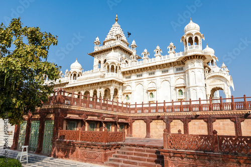 Exterior of the Jaswant Thada cenotaph in Jodhpur, Rajasthan, India