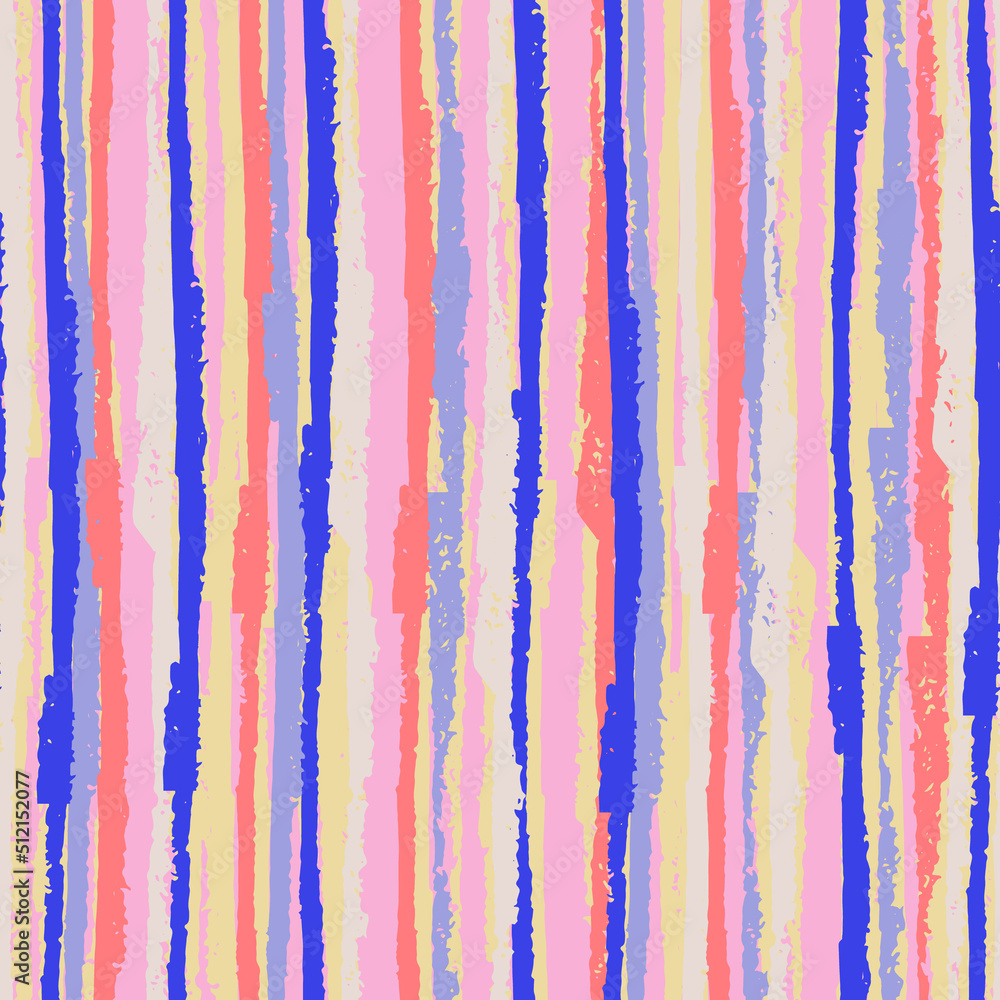 Seamless repeating pattern with hand drawn futuristic abstract bright stripes Y2K bug style, for surface design and other design projects Seamless repeating pattern with hand drawn futuristic abstract bright stripes Y2K bug style, for surface design and other design projects