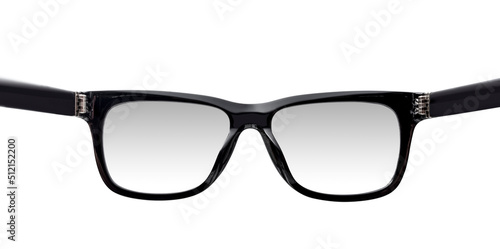 Black plastic glasses POV shot