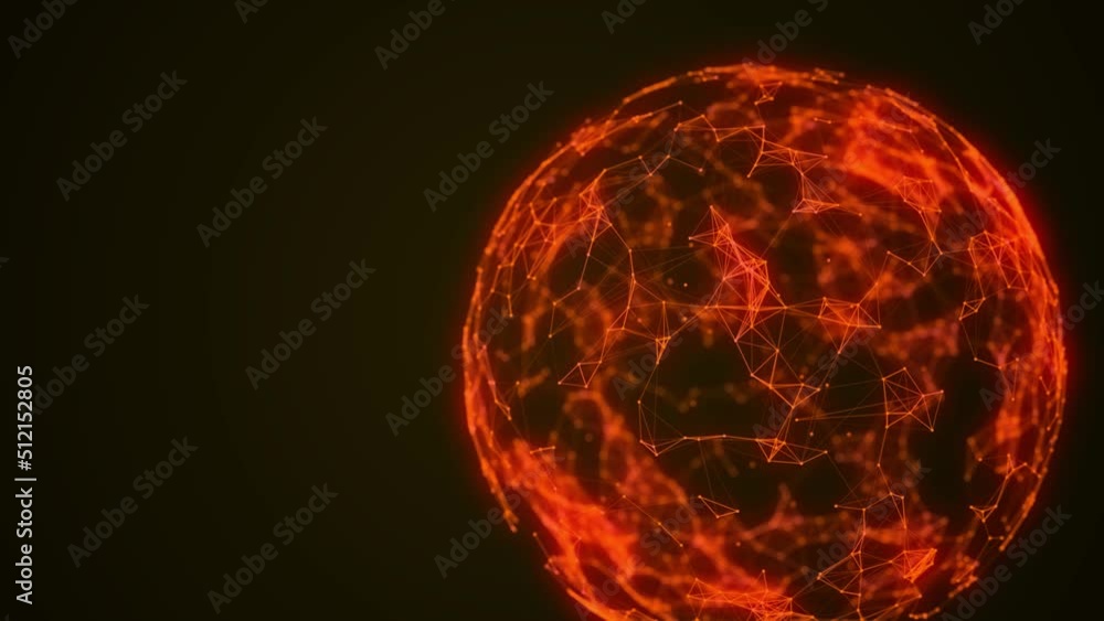 Abstract 3d futuristic sphere. Data visualization. Particles and Energy flowing. Futuristic digital background. 4k animation. Abstract 3d futuristic sphere. Data visualization. Particles and Energy flowing. Futuristic digital background. 4k animation.