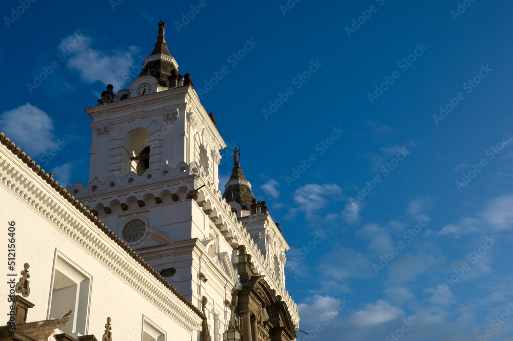 San Francisco Church and Convent (1536), Quito, UNESCO World Heritage Site, Pichincha Province, Ecuador, South America 