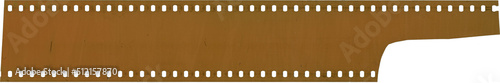 Fotografía long and underexposed 35mm cine film strip