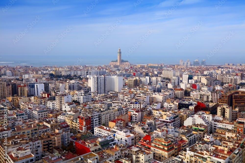 City view in Casablanca, Morocco