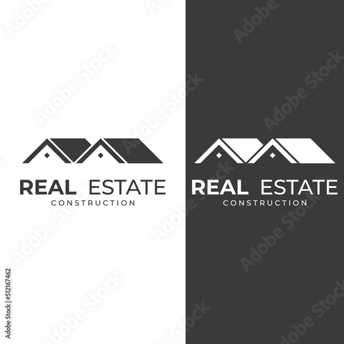 Residential, property, hotel and apartment business logo. With vector illustration concept.