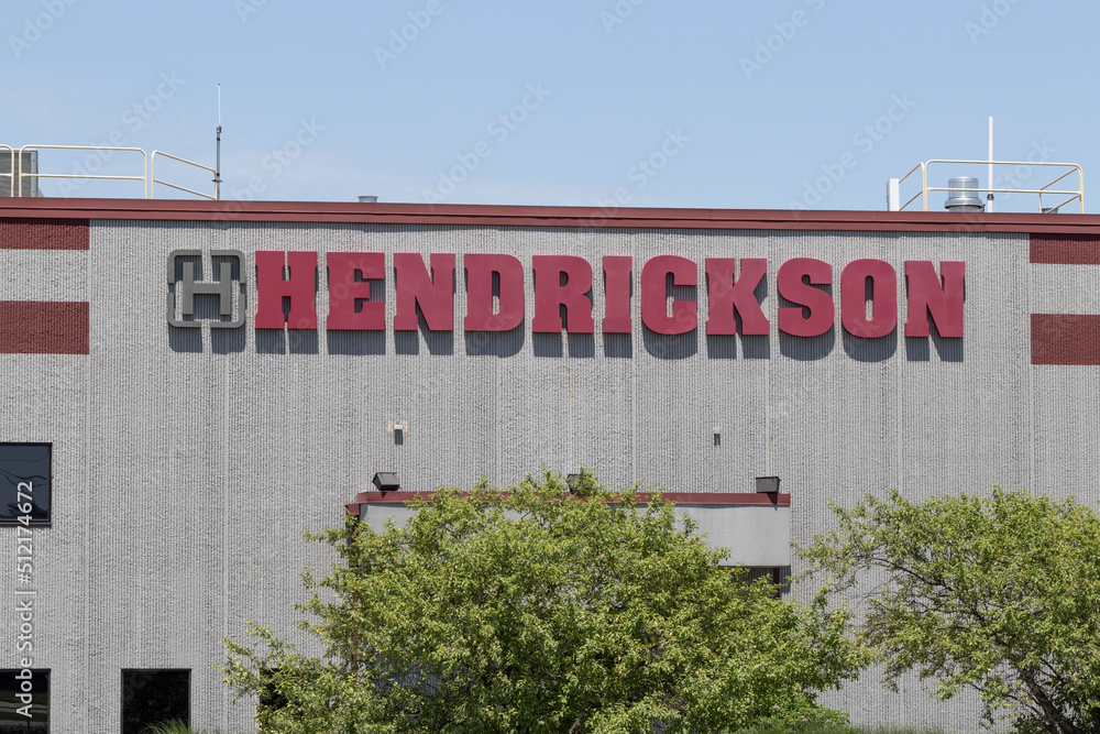 Hendrickson International factory. Hendrickson designs and manufactures