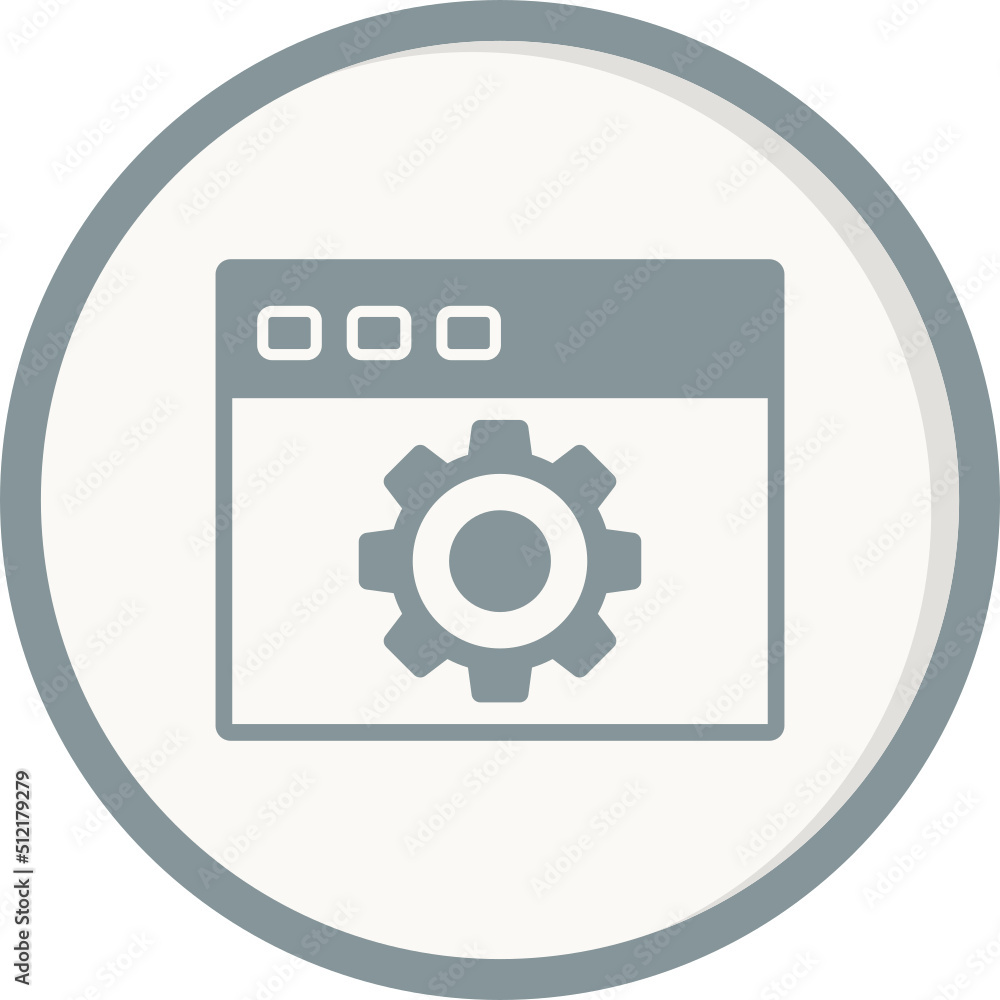 Web page settings Icon Web page settings Icon