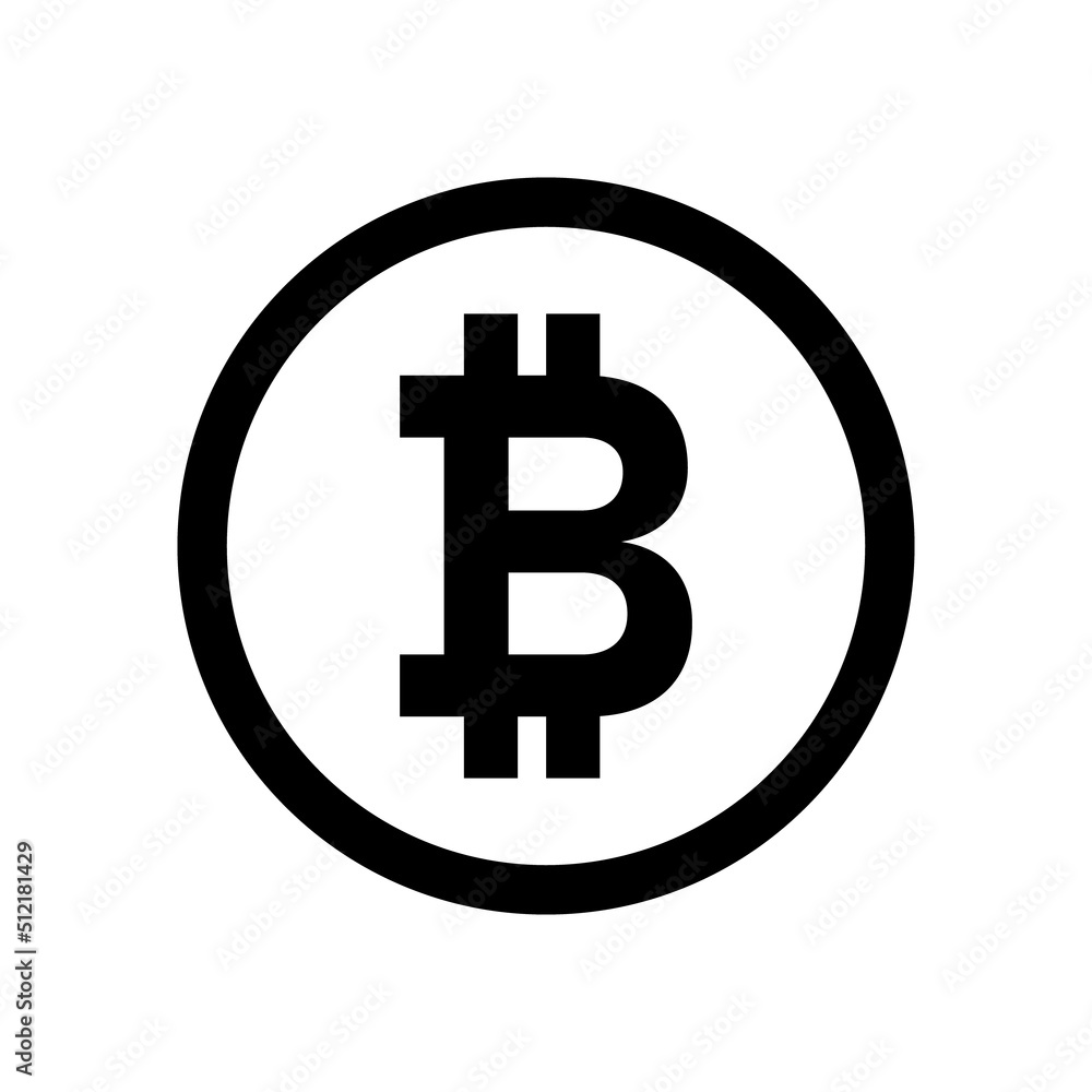 Bitcoin logo. Crypto currency btc vector icon. Bitcoin logo. Crypto currency btc vector icon.