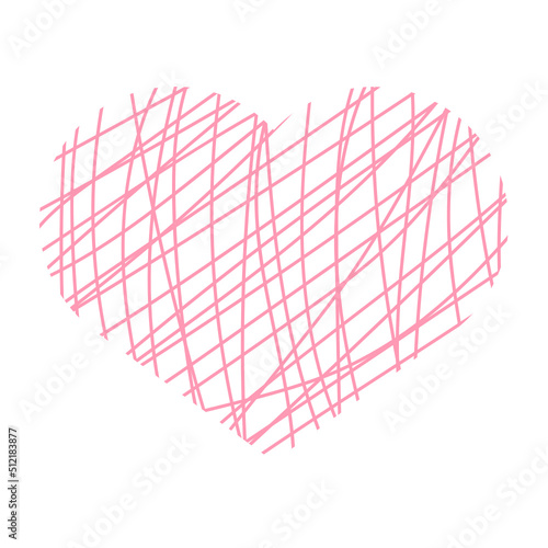 gradient abstract pattern heart 