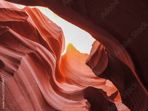 Antelope Canyon in the Navajo Reservation near Page, Arizona USA
