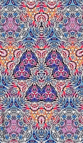 digital kaleidoscope pattern