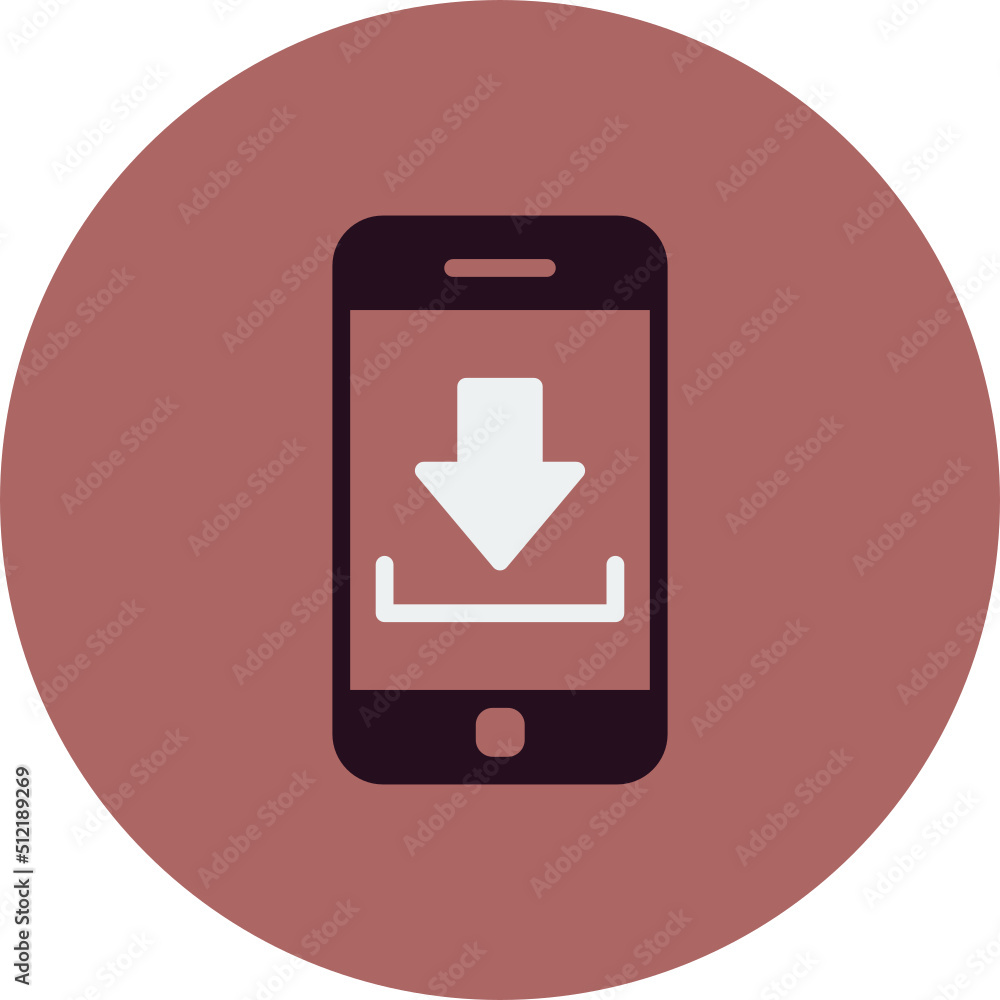 Smartphone Downnload Icon Smartphone Downnload Icon