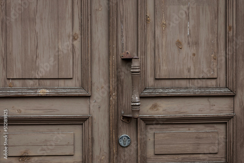 wooden vintage door