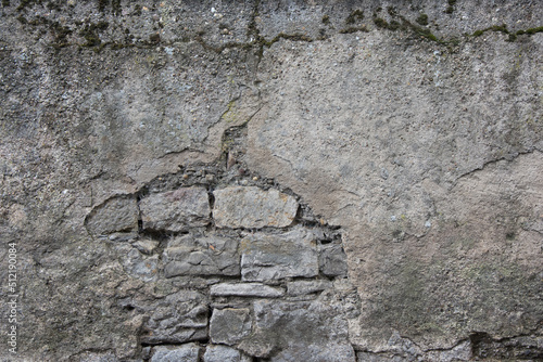 Old stone cracked wall texture. Basis background