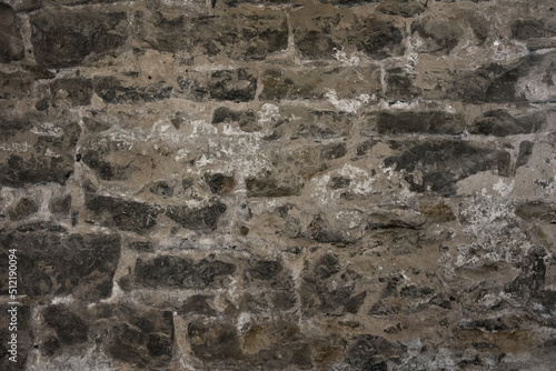 Old stone brick wall background. Basis texture