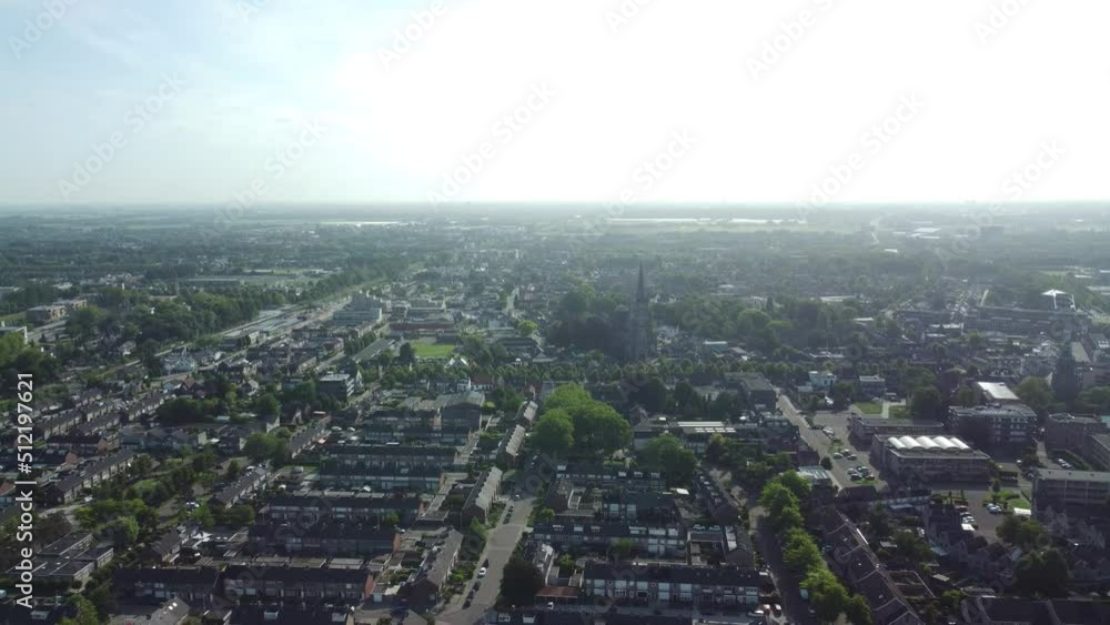 Aerial view of the city Etten-Leur in the Netherlands Aerial view of the city Etten-Leur in the Netherlands