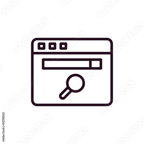 Search web page Icon